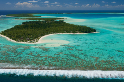 A luxury eco-resort on the private atoll of Tetiaroa