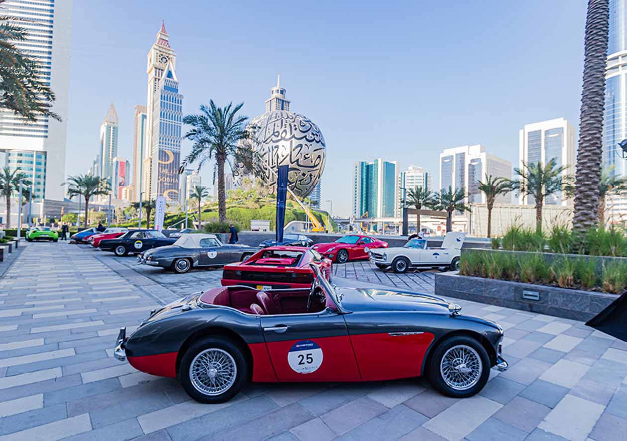 1000 Miglia Experience UAE. Prologue day 1. Copyright © Octanium Experiences LLC.