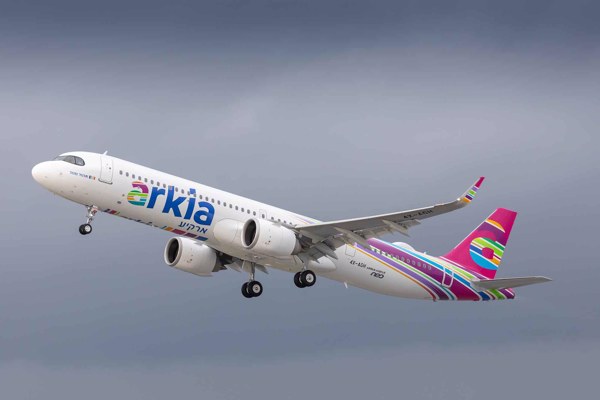 Arkia Israeli Airlines prende in consegna il primo Airbus A321LR