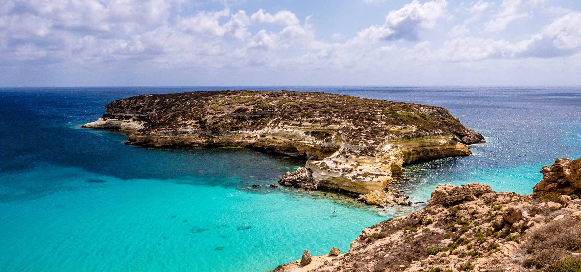 Lampedusa. Rabbits Island.