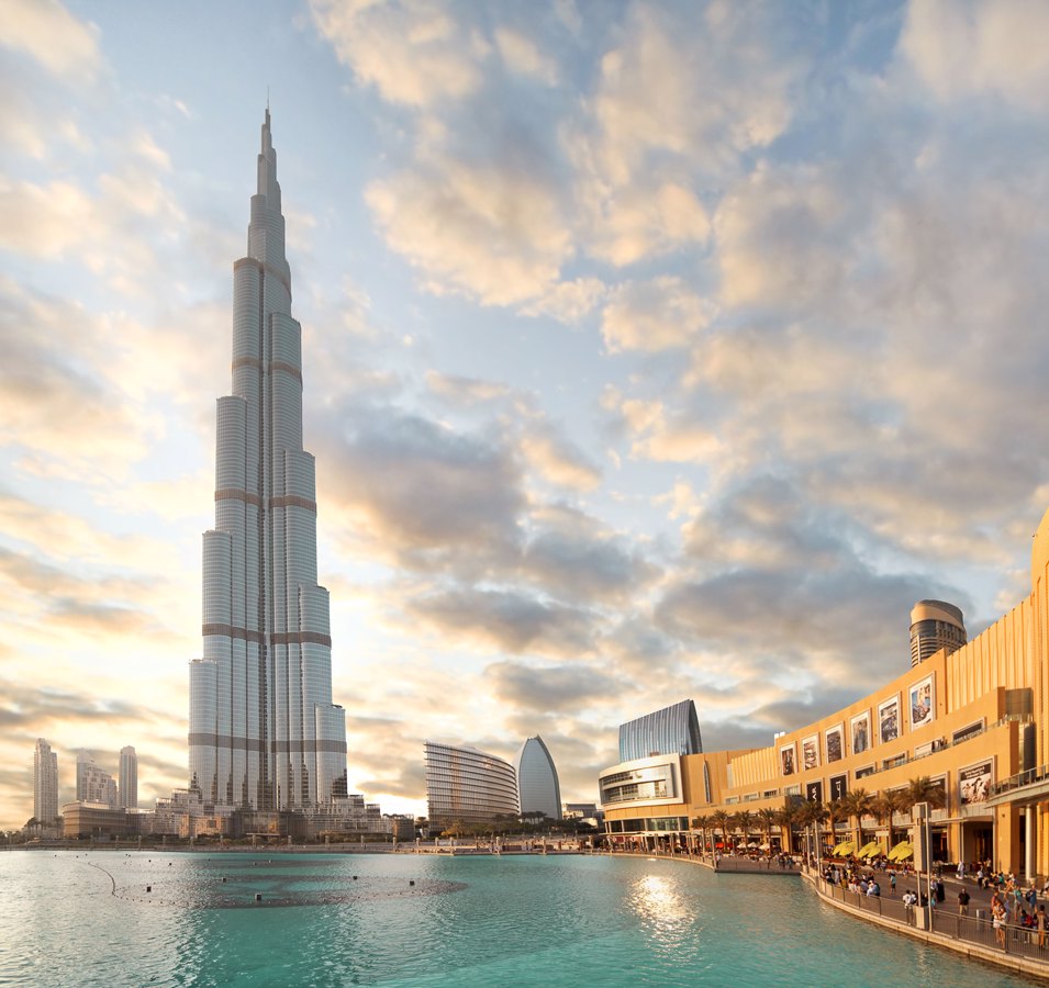The Burj Khalifa, Dubai.