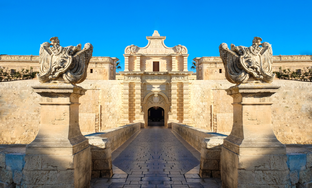  Porta Mdina della vecchia fortezza  Malta
