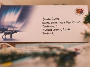 Dove spedire la lettera a Babbo Natale? Al suo ufficio postale!