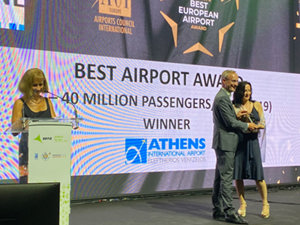 Aci Europe Best Airport Award per l'aeroporto di Atene
