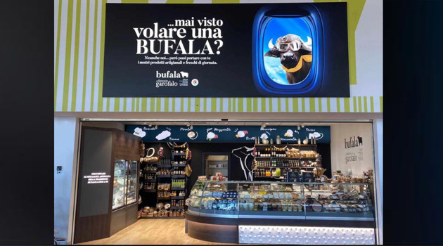 Nuovo store "Bufala" all'aeroporto di Milano Bergamo