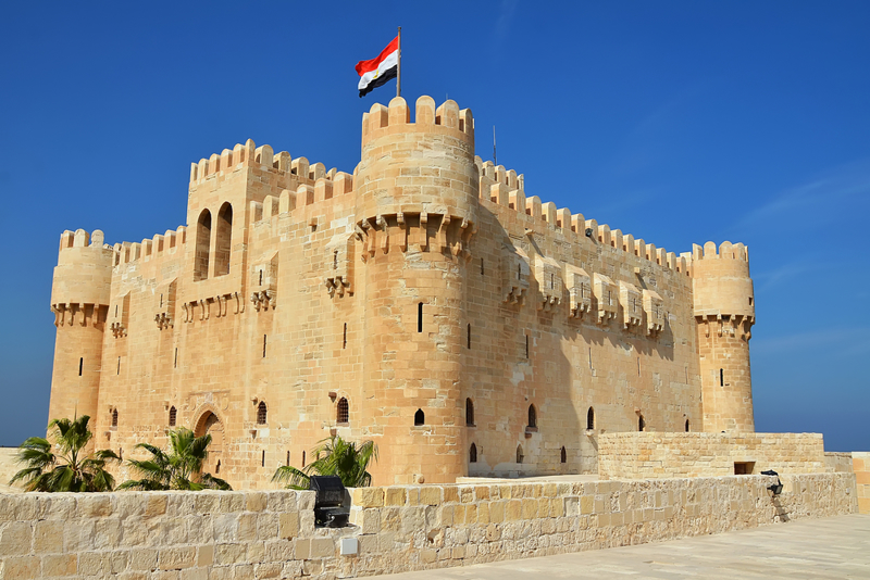 Alexandria. Citadel of Quaitbay. 