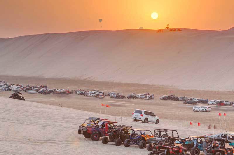 Desert of Qatar. 