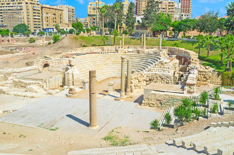 Alexandria. Roman Amphitheater