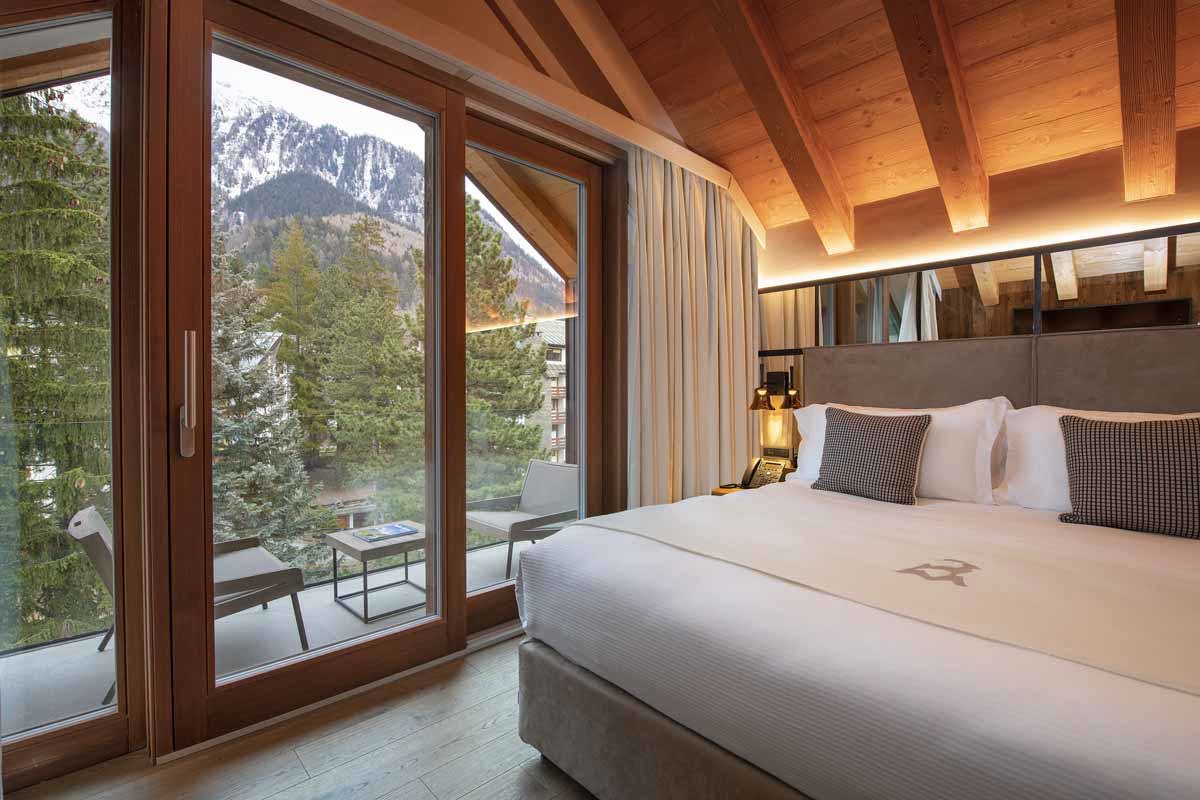 Le Massif, Top Roof Suite Mont Blanc, Bedroom