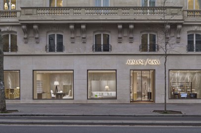 Armani/Casa rinnova il suo spazio di vendita a Parigi
