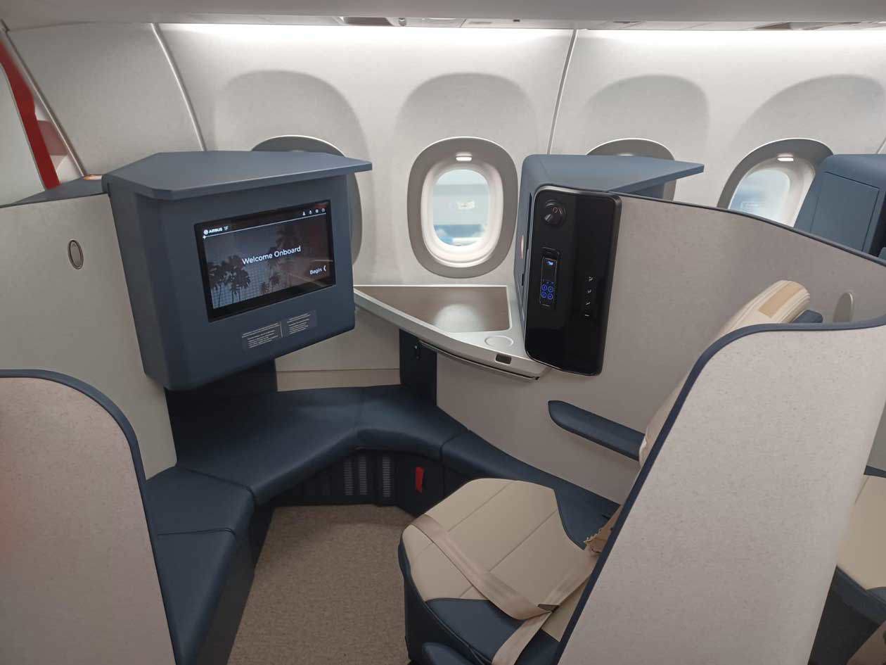 ITA Airways A321neo interior business Copyright © ITA Airways