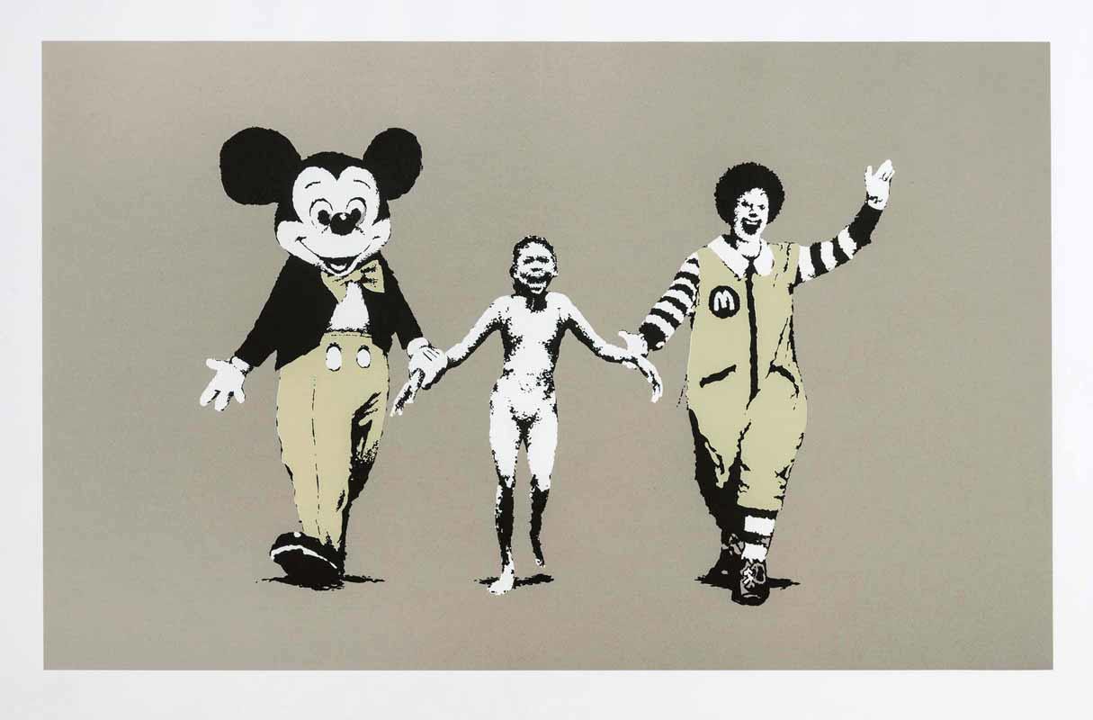 2004 Banksy Napalm 50 x 70 cm