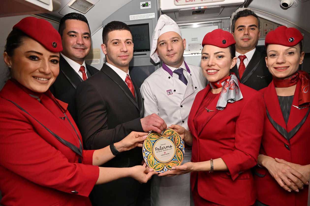 Voli per Palermo da Istanbul con Turkish Airlines. © Turkish Airlines Inc. Media Relations.