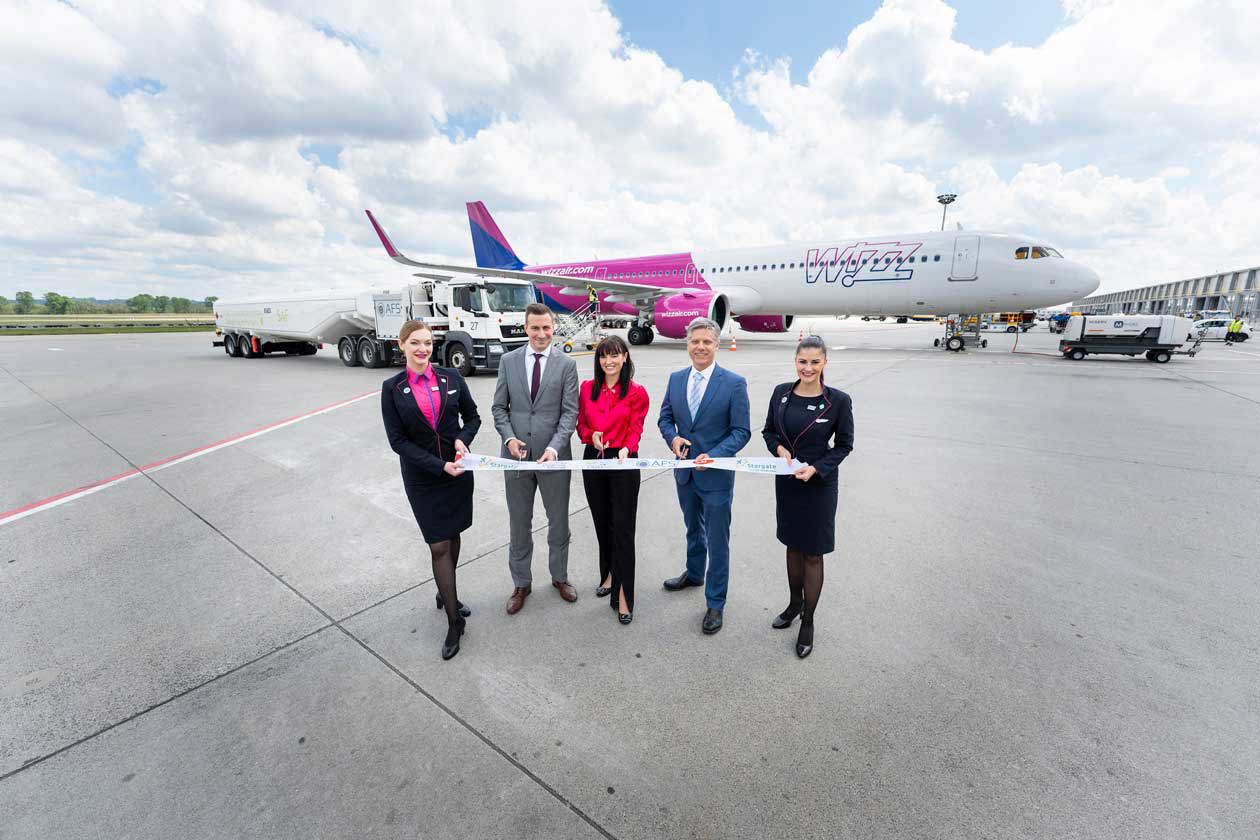 Csaba-Zsótér_Senior-vice-president-of-the-MOL-Group_Yvonne-Moynihan_ESG-Officer-Wizz-Air_Chris-Dinsdale_CEO-of-Budapest-Airport © Wizz Air.