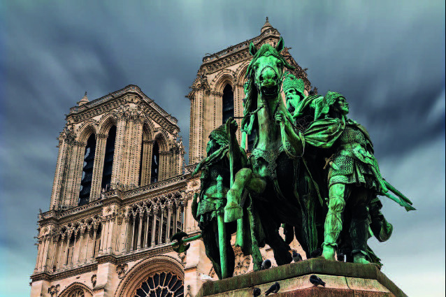 statua equestre di Carlo Magno e i suoi Paladini, Parigi (Francia)