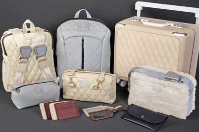 Bagagli ed accessori di Emirates realizzati con gli interni riciclati degli aerei