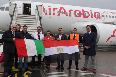 Inaugurato volo diretto Air Arabia tra Milano Bergamo e Il Cairo