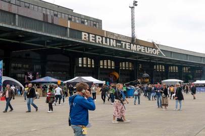Rock all'ex aeroporto di Tempelhof di Berlino