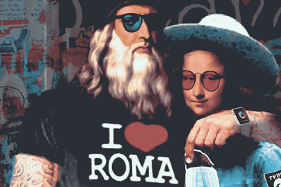Aeroporti di Roma: la street art di TvBoy per celebrare la ripartenza