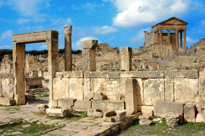 Il sito archeologico di Dougga in Tunisia