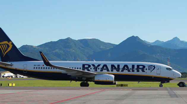 Ripresa dei voli Ryanair dall'aeroporto di Milano Bergamo