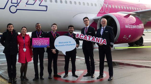 WIzz Air inaugura la nuova rotta Catania - Bruxelles