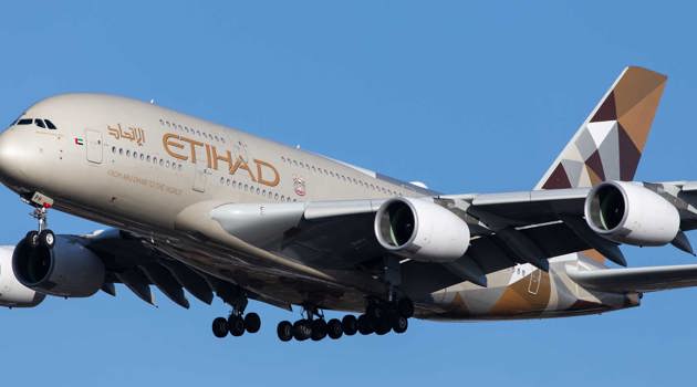 Etihad vola da Abu Dhabi a Parigi
