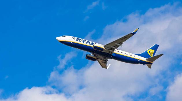 Ryanair lancia l'operativo in Italia per l'inverno 2023