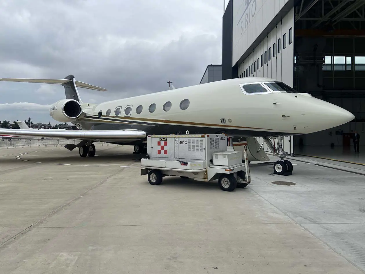 Sirio and SEA Prime unveil new state-of-the-art Hangar X at Milan Linate Prime. Photo: Copyright © Avion Luxury Magazine.