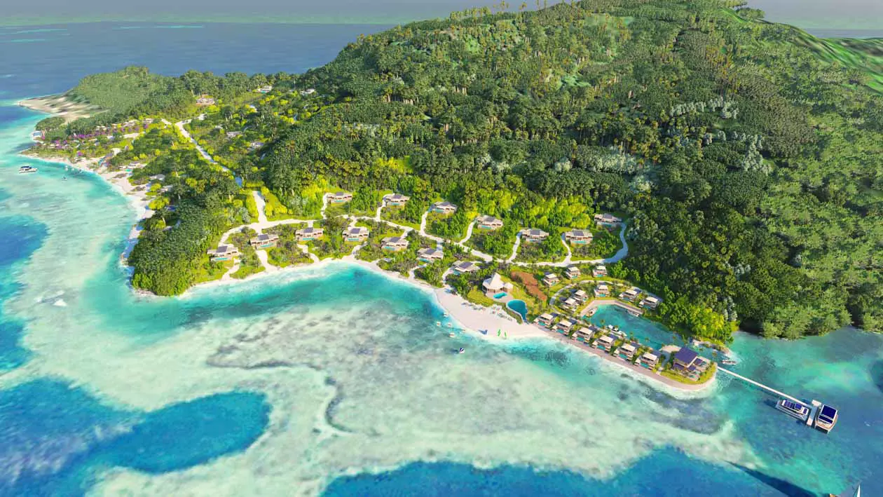 Silent Resorts Fiji. Renderings: Copyright © Silent-Yachts  / Silent-Resorts