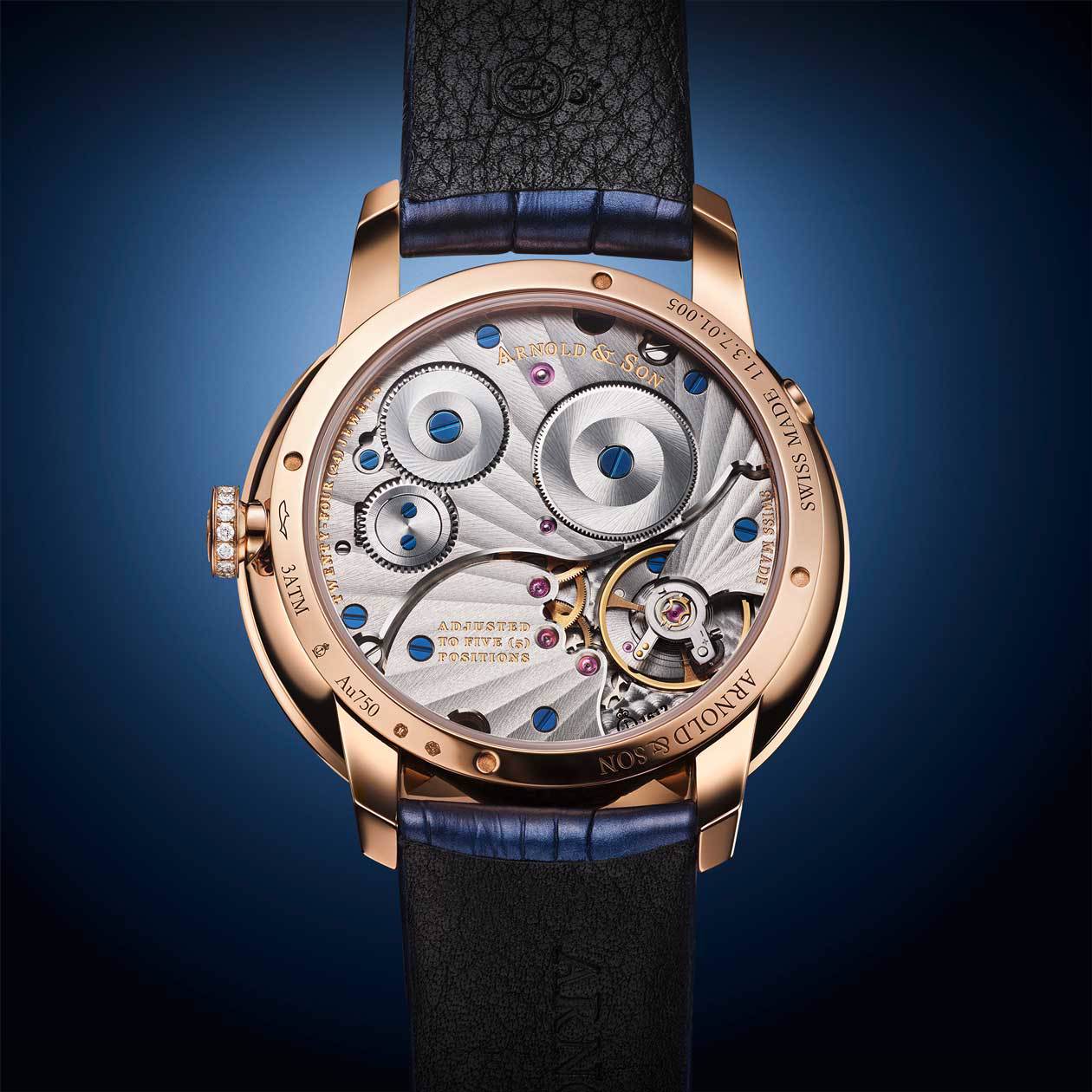Perpetual Moon 38 Gold, Moonlight, by Arnold & Son