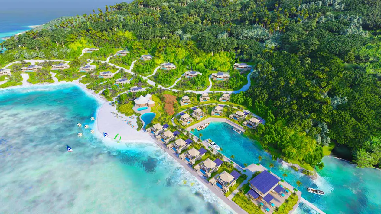 Silent Resorts Fiji. Renderings: Copyright © Silent-Yachts  / Silent-Resorts