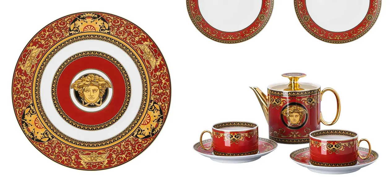 Medusa Red Modern Dining Edition, Rosenthal-Versace. Copyright © Rosenthal.