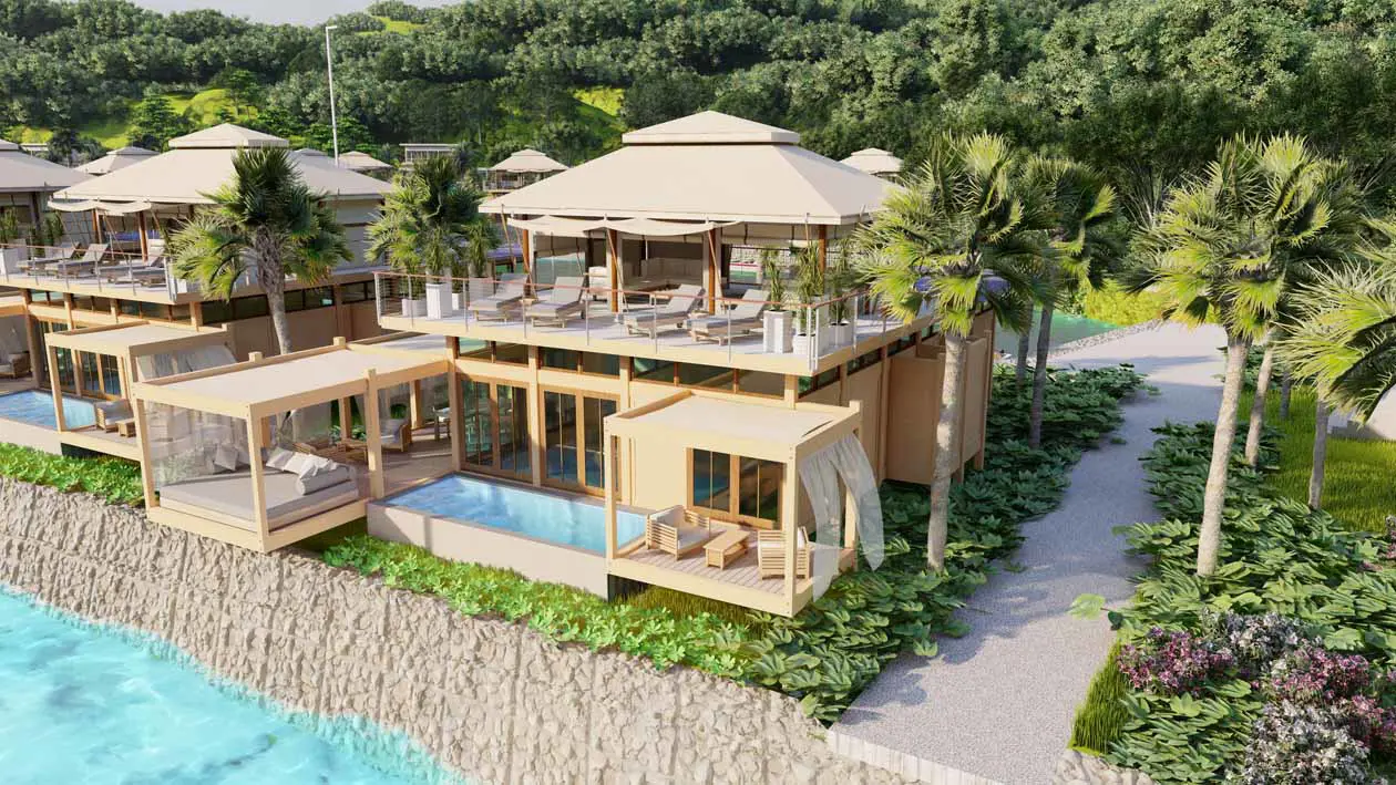 Silent Resorts Fiji. Renderings: Copyright © Silent-Yachts  / Silent-Resorts