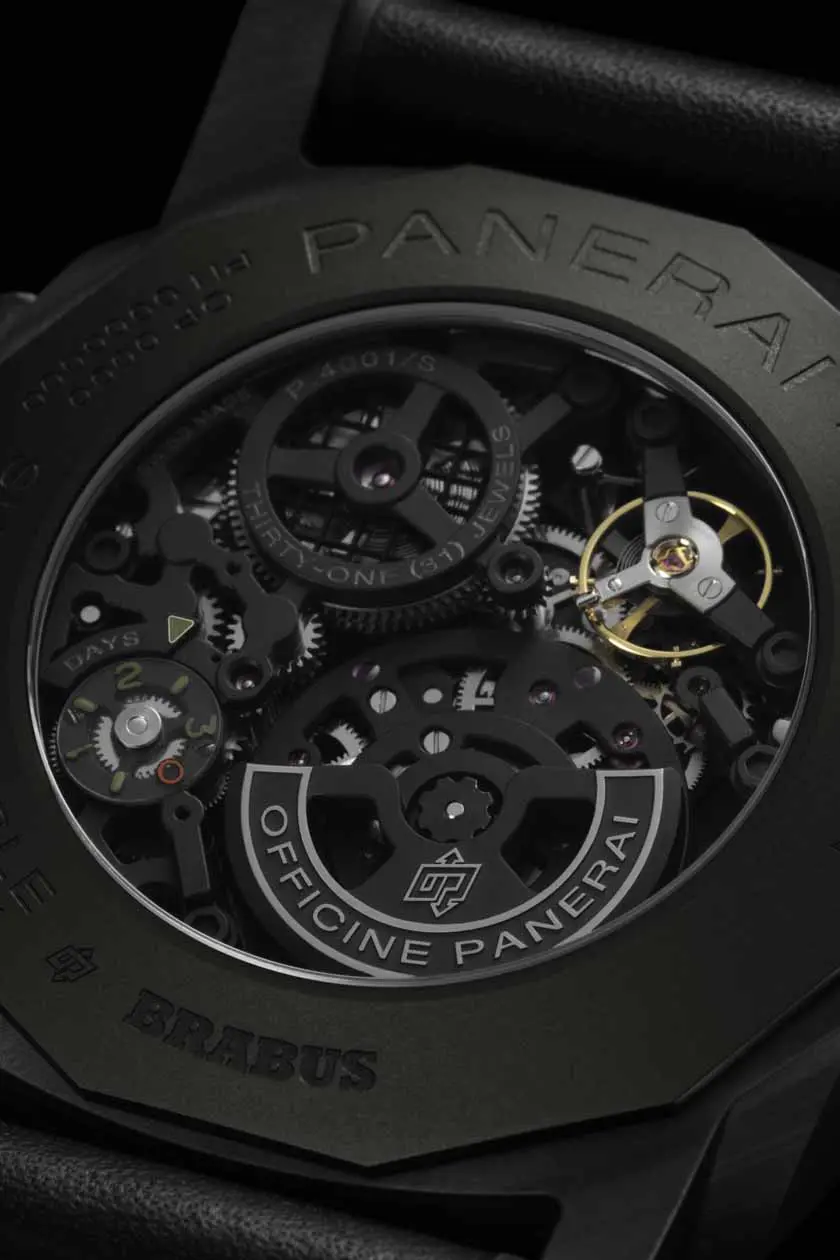 Panerai Submersible S Brabus Verde Militare Edition. Copyright © Panerai / Brabus.