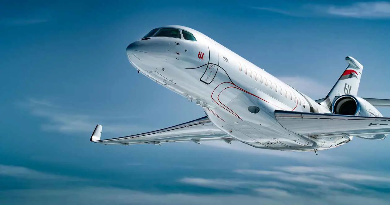 Falcon 6X Copyright © Dassault Falcon Jet Corp., Dassault Aviation.