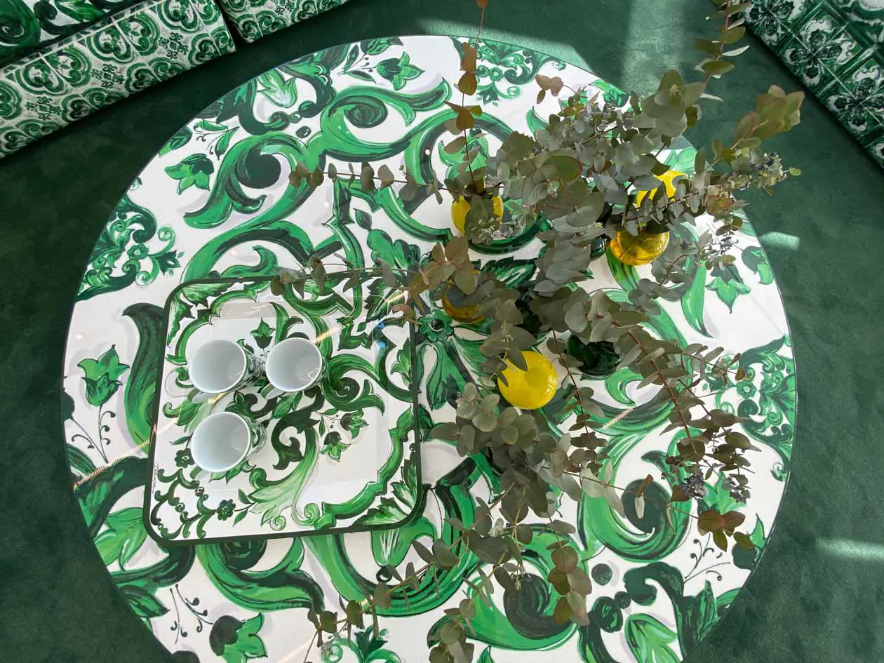 Dolce&Gabbana Casa, Maiolica pattern. Photo: Copyright © Avion Luxury Magazine