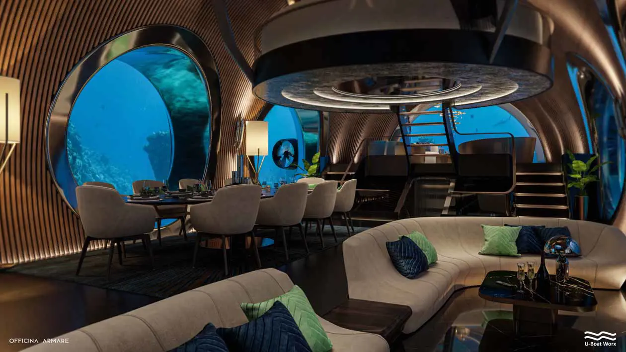 Nautilus Yacht Submarine. Copyright © U-Boat Worx / Officina Armare