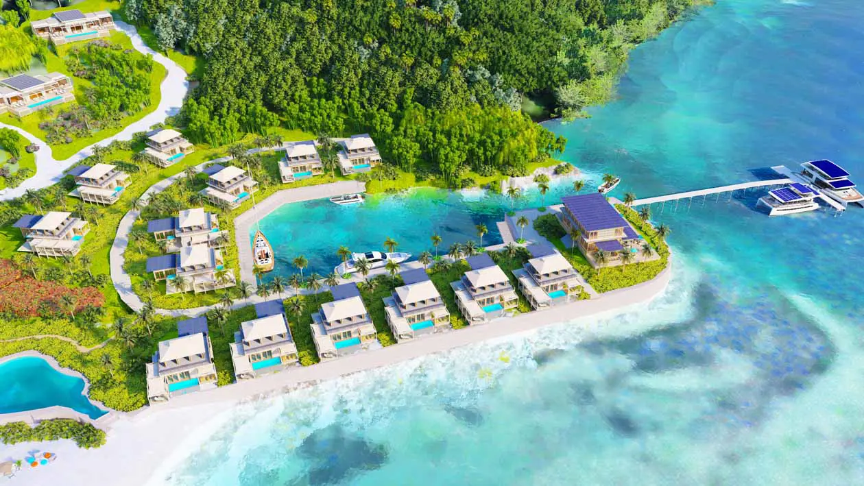 Silent Resorts Fiji. Renderings: Copyright © Silent-Yachts  / Silent-Resorts