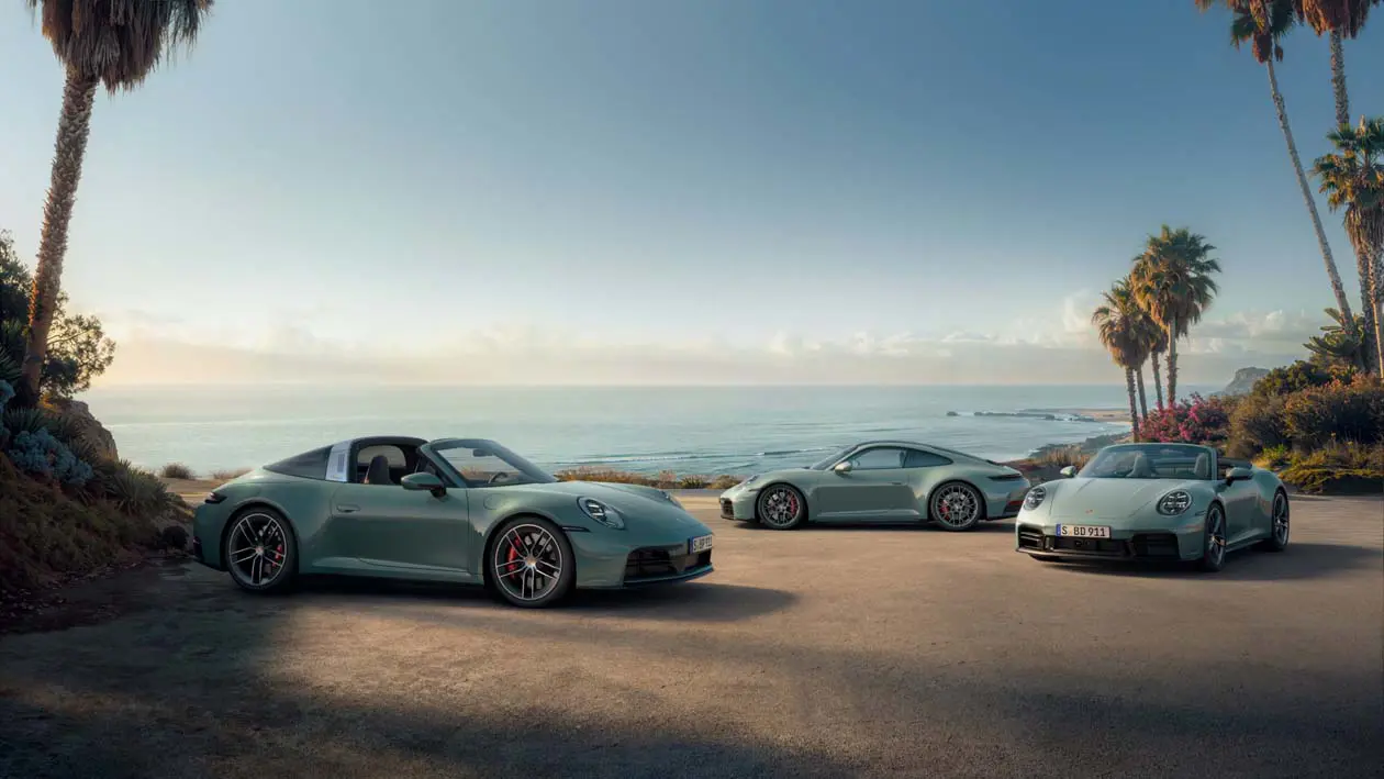 911 Targa 4S, 911 Carrera 4S e 911 Carrera 4S Cabriolet Foto: © Dr. Ing. h.c. F. Porsche AG.