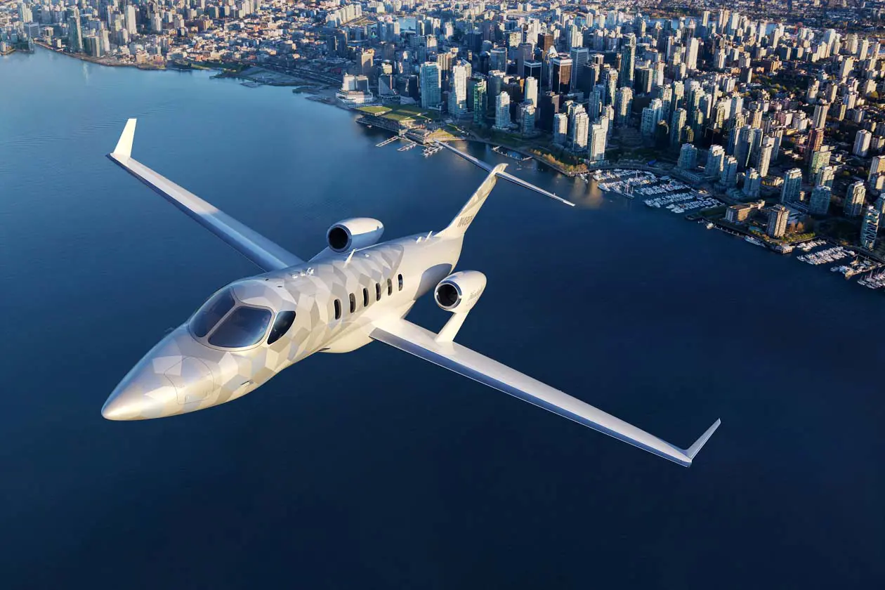 HondaJet Echelon di Honda Aircraft Company. Foto ad esclusivo uso editoriale: Copyright © Honda Aircraft Company / American Honda Motor Co., Inc.
