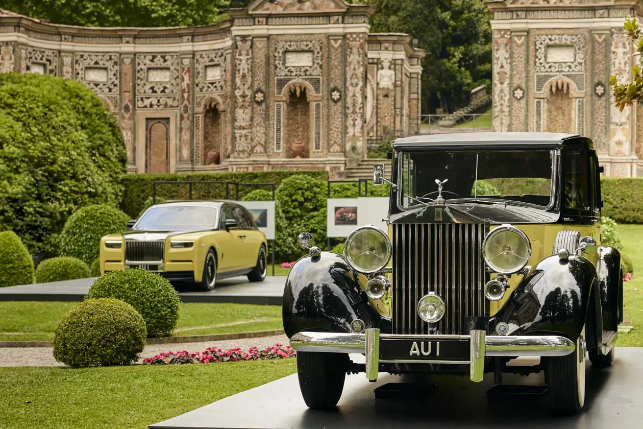 Phantom Goldfinger al Concorso d’Eleganza Villa d’Este Foto ad esclusivo uso editoriale Copyright © Rolls-Royce Motor Cars.