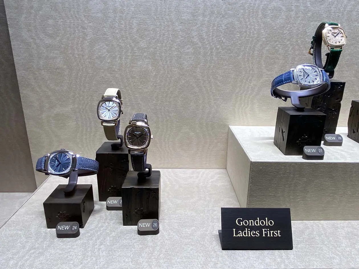 Patek Philippe Gondolo Ladies First esposti a WATCH ART Milano 2026 Foto: Copyright © Avion Luxury Magazine