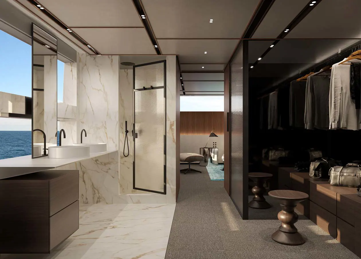 Sanlorenzo SL110A, Owner's Bathroom Copyright © Sanlorenzo