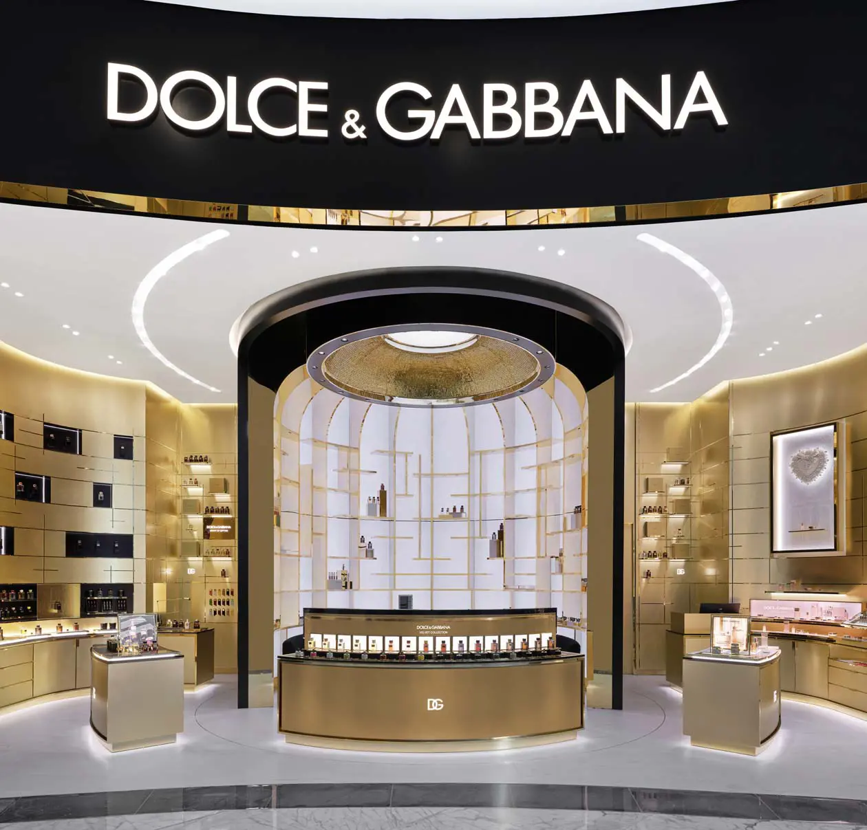 Beauty Boutique di Dolce&Gabbana a Dubai - Fashion Avenue, Dubai Mall Foto: Copyright © Dolce&Gabbana