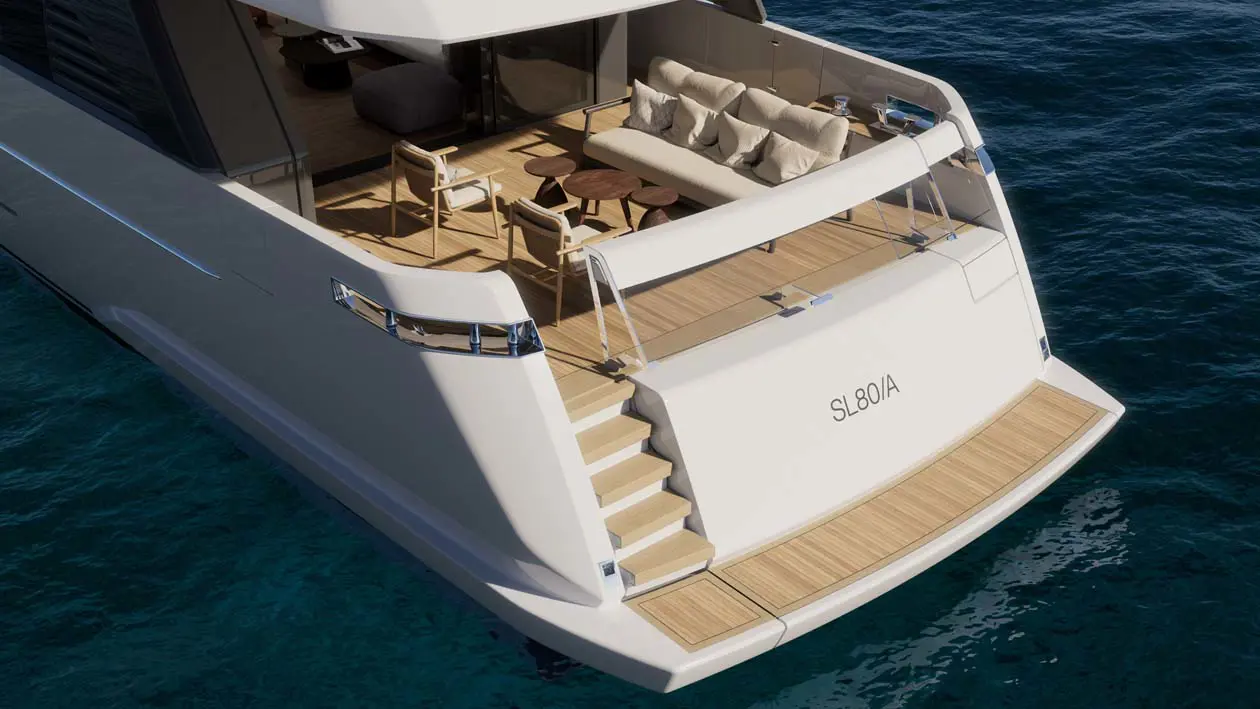 Yacht SL80A di Sanlorenzo Foto: Copyright © Sanlorenzo
