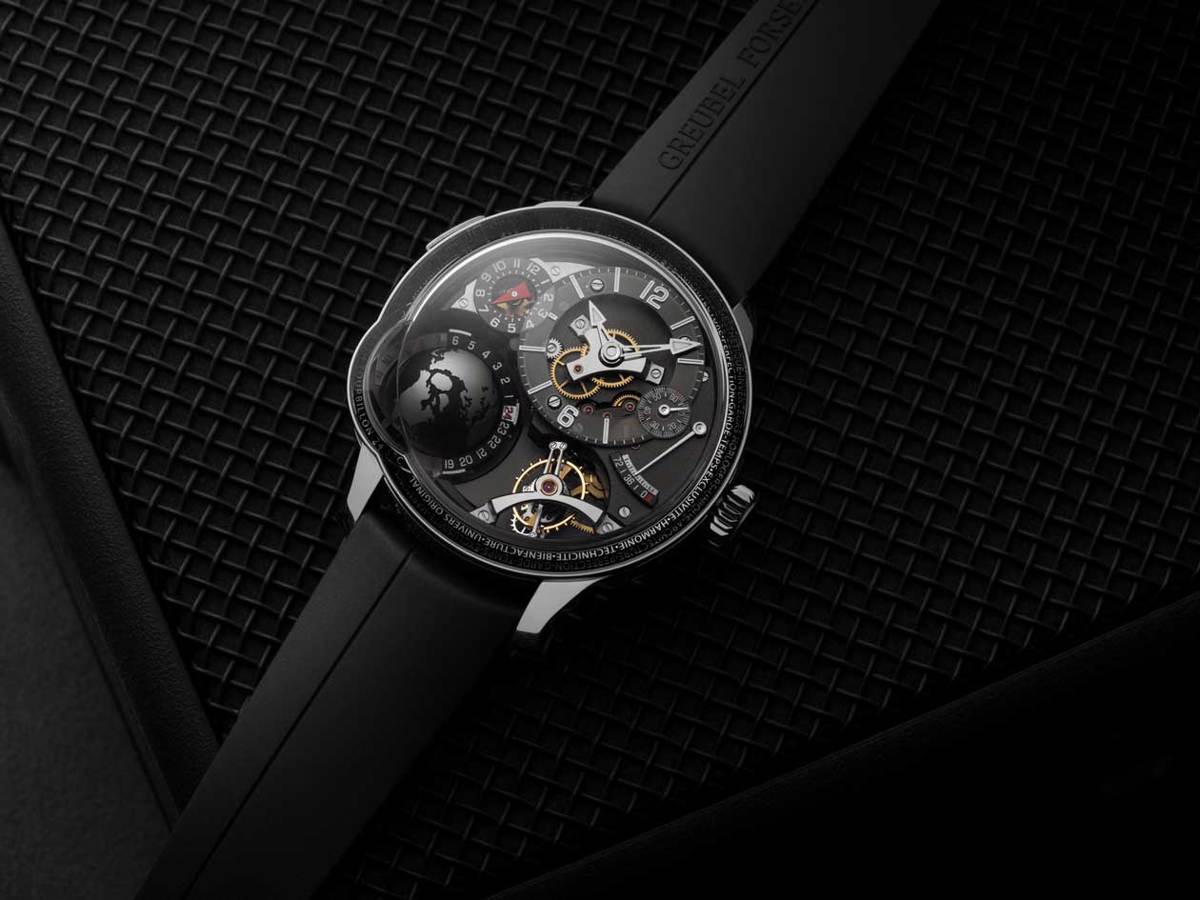 Earth, in titanium by Greubel Forsey