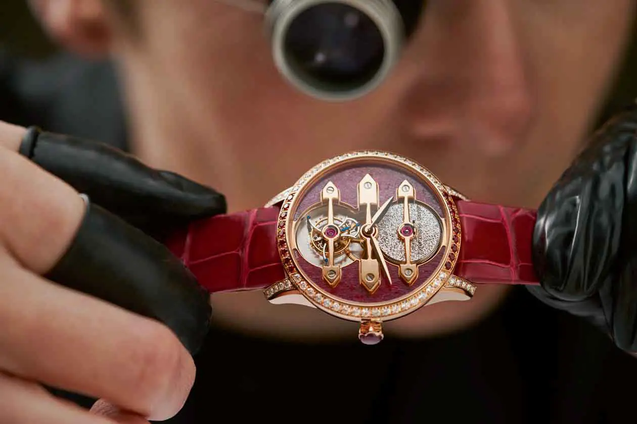 Girard-Perregaux Tourbillon with Three Gold Bridges Ruby Heart