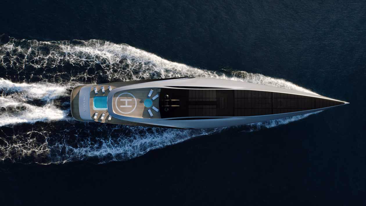 Project UNIQUE, a 71-meter custom yacht by Denison Yachting