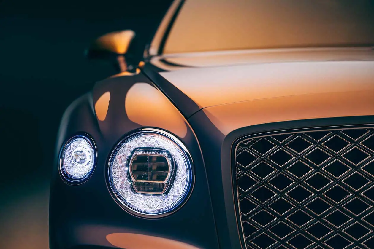 The ultimate in four-door luxury Grand Touring and Mulliner’s first electrified Bentley